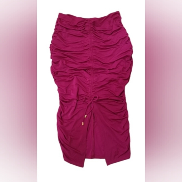 INC international concepts, Women's long skirt, Autumn Berry, Size M - Picture 2 of 4